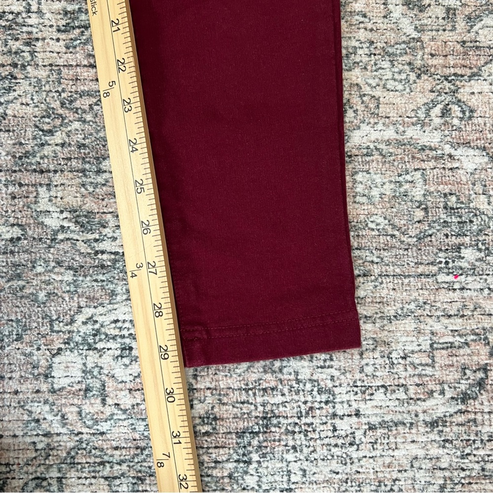 Kut From The Kloth Ultra Skinny Pants Size 2 Red Jennifer - Picture 12 of 15